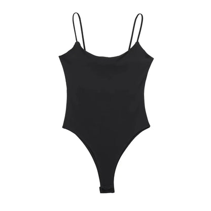Body ajusté blanc ou noir – sans manches
