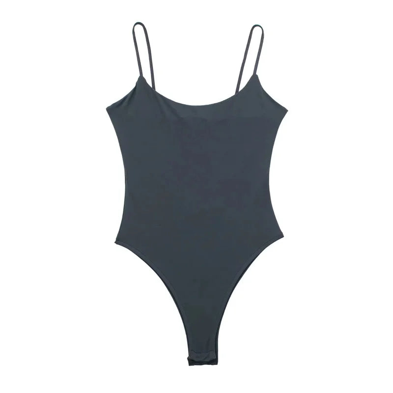 Body ajusté blanc ou noir – sans manches