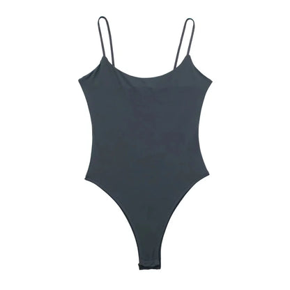 Body ajusté blanc ou noir – sans manches