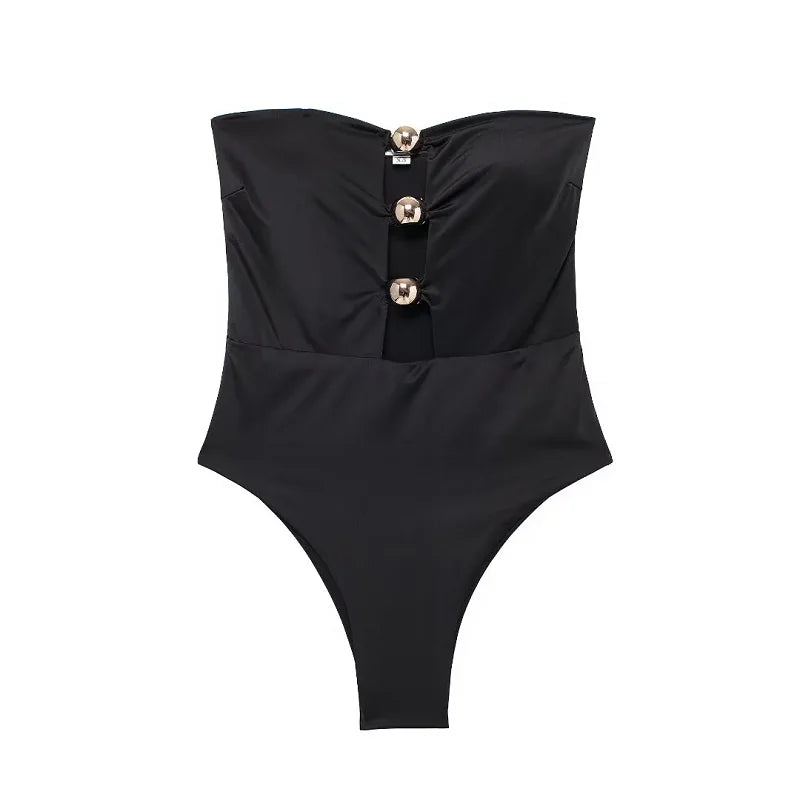 Body corset sexy avec découpes