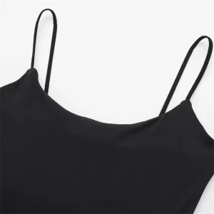 Body ajusté blanc ou noir – sans manches – Image 3