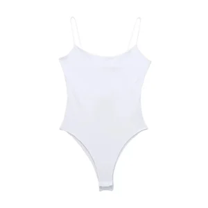 Body ajusté blanc ou noir – sans manches – Image 7